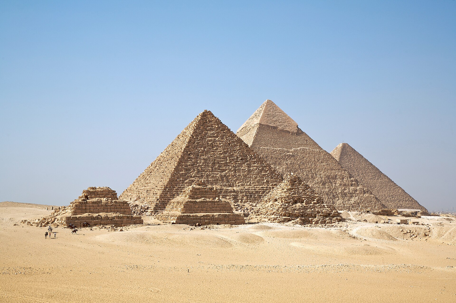 Giza pyramids and the Sphinx, half day