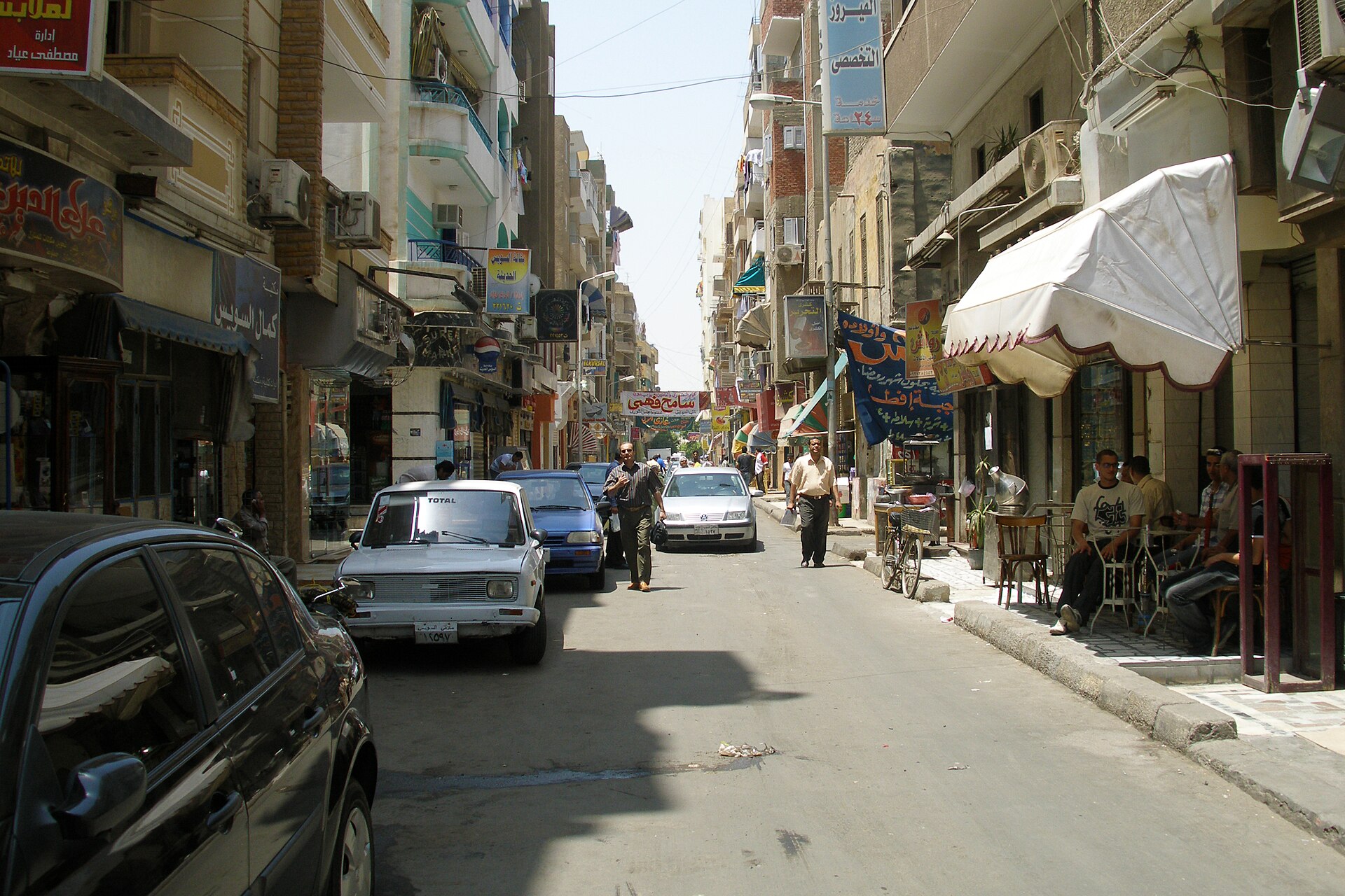 Port Said and the canal mouth