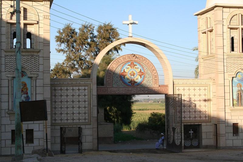 The gateway of a Coptic monastery near Sohag
