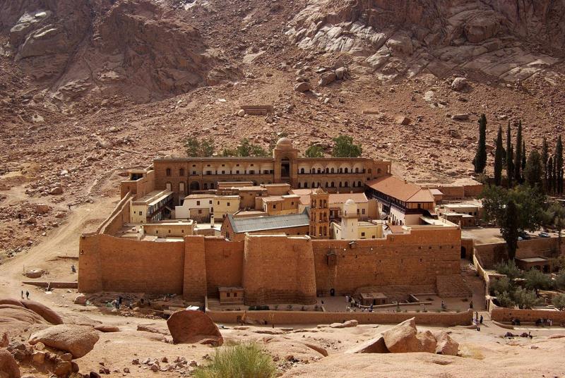 St Catherine's Monastery at the foot of Mount Sinai